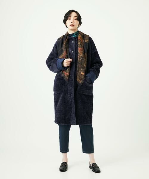 GIANNI LO GIUDICE / ジャンニ・ロ・ジュディチェ マフラー・ショール・スヌード・ストール | [洗える]エスニックスクエアストール | 詳細13