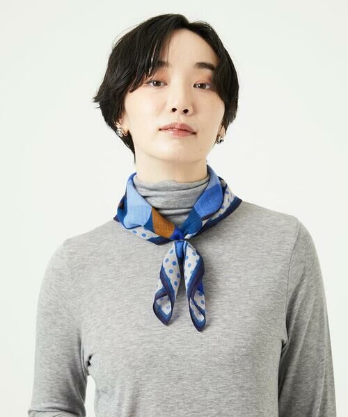 GIANNI LO GIUDICE / ジャンニ・ロ・ジュディチェ マフラー・ショール・スヌード・ストール | [洗える]ミニキカスクエアストール | 詳細8