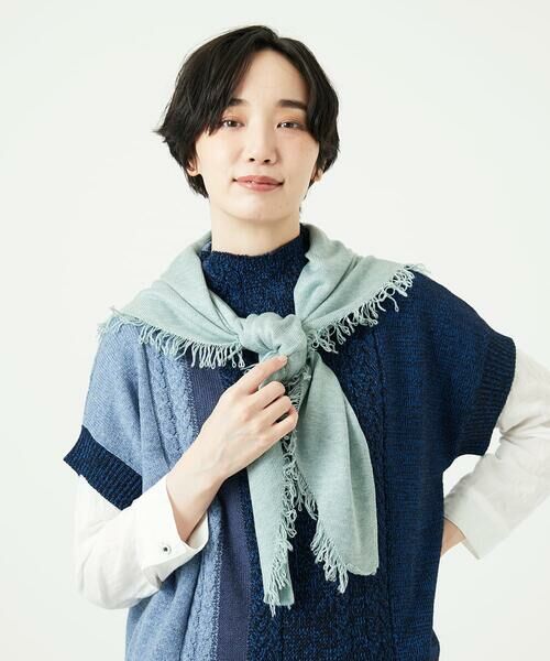 GIANNI LO GIUDICE / ジャンニ・ロ・ジュディチェ マフラー・ショール・スヌード・ストール | [洗える]トライアングルストール | 詳細2