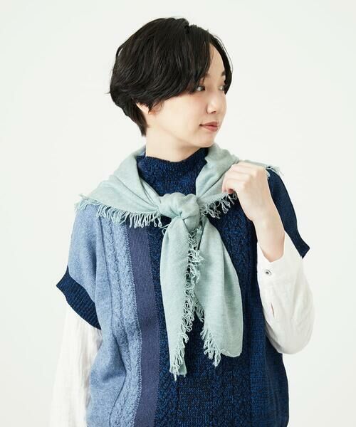 GIANNI LO GIUDICE / ジャンニ・ロ・ジュディチェ マフラー・ショール・スヌード・ストール | [洗える]トライアングルストール | 詳細3