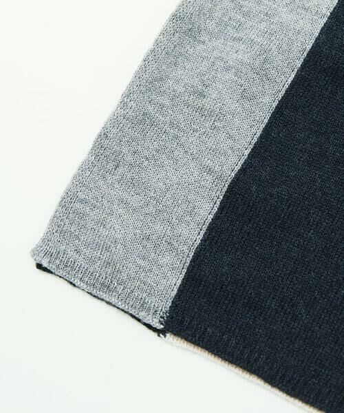 GIANNI LO GIUDICE / ジャンニ・ロ・ジュディチェ マフラー・ショール・スヌード・ストール | [洗える]カラーブロックストール | 詳細11