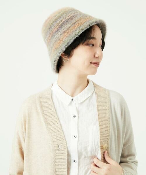 GIANNI LO GIUDICE / ジャンニ・ロ・ジュディチェ キャップ | グラデシャギークロッシェハット | 詳細3