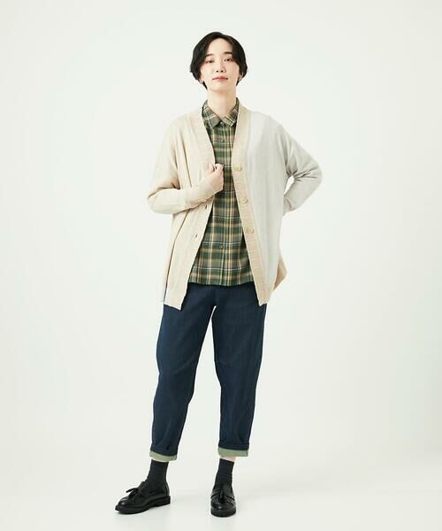 GIANNI LO GIUDICE / ジャンニ・ロ・ジュディチェ シャツ・ブラウス | 先染めチェックブラウス | 詳細14