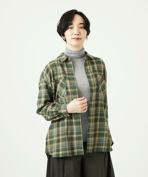 GIANNI LO GIUDICE / ジャンニ・ロ・ジュディチェ シャツ・ブラウス | 先染めチェックブラウス | 詳細3