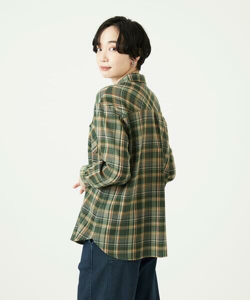 GIANNI LO GIUDICE / ジャンニ・ロ・ジュディチェ シャツ・ブラウス | 先染めチェックブラウス | 詳細4