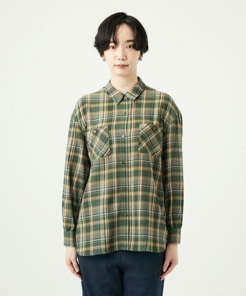 GIANNI LO GIUDICE / ジャンニ・ロ・ジュディチェ シャツ・ブラウス | 先染めチェックブラウス | 詳細5