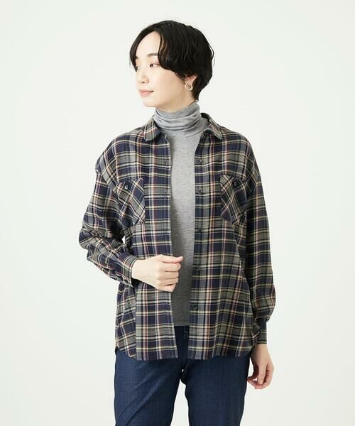 GIANNI LO GIUDICE / ジャンニ・ロ・ジュディチェ シャツ・ブラウス | 先染めチェックブラウス | 詳細23