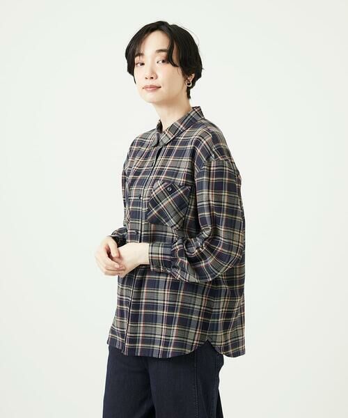 GIANNI LO GIUDICE / ジャンニ・ロ・ジュディチェ シャツ・ブラウス | 先染めチェックブラウス | 詳細26