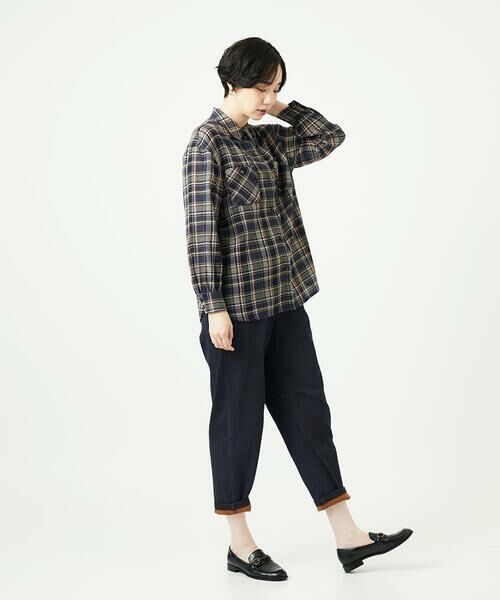 GIANNI LO GIUDICE / ジャンニ・ロ・ジュディチェ シャツ・ブラウス | 先染めチェックブラウス | 詳細28