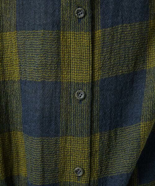 GIANNI LO GIUDICE / ジャンニ・ロ・ジュディチェ シャツ・ブラウス | [日本製]リファインガーゼブロックチェックブラウス | 詳細11