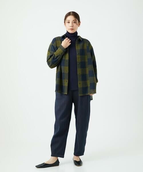 GIANNI LO GIUDICE / ジャンニ・ロ・ジュディチェ シャツ・ブラウス | [日本製]リファインガーゼブロックチェックブラウス | 詳細15