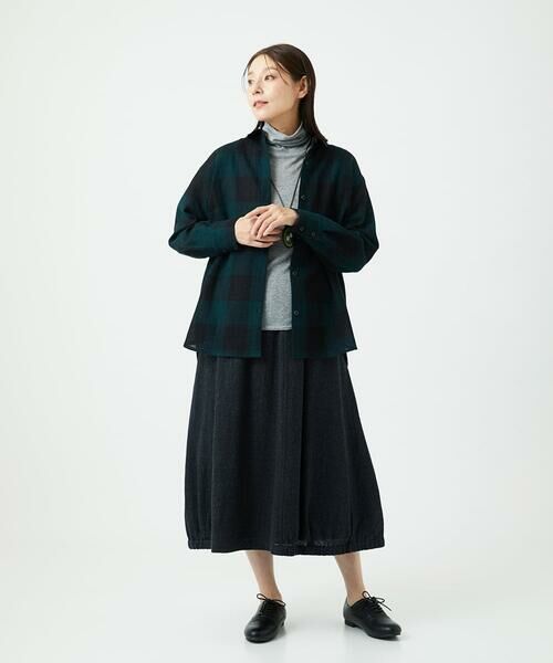 GIANNI LO GIUDICE / ジャンニ・ロ・ジュディチェ シャツ・ブラウス | [日本製]リファインガーゼブロックチェックブラウス | 詳細17