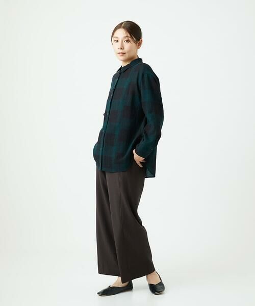 GIANNI LO GIUDICE / ジャンニ・ロ・ジュディチェ シャツ・ブラウス | [日本製]リファインガーゼブロックチェックブラウス | 詳細23