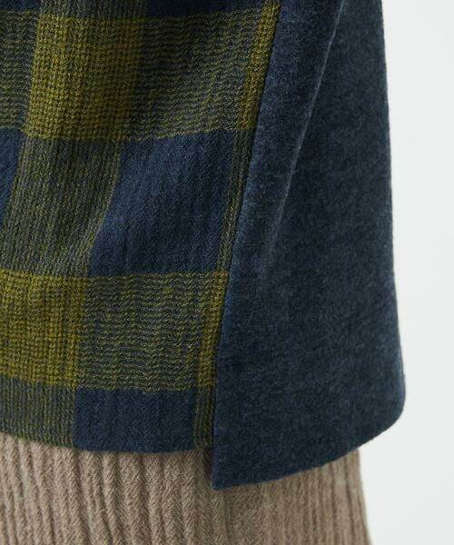 GIANNI LO GIUDICE / ジャンニ・ロ・ジュディチェ シャツ・ブラウス | [日本製]リファインガーゼブロックチェックプルオーバー | 詳細13