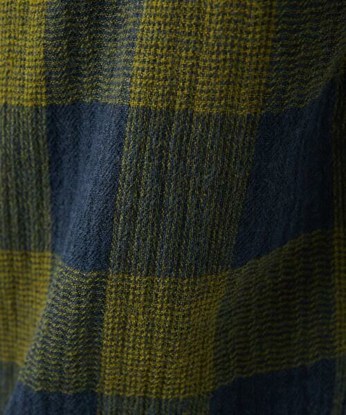 GIANNI LO GIUDICE / ジャンニ・ロ・ジュディチェ シャツ・ブラウス | [日本製]リファインガーゼブロックチェックプルオーバー | 詳細14