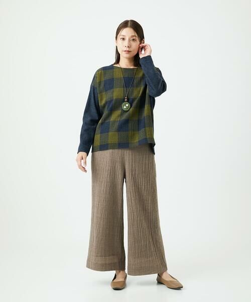 GIANNI LO GIUDICE / ジャンニ・ロ・ジュディチェ シャツ・ブラウス | [日本製]リファインガーゼブロックチェックプルオーバー | 詳細22