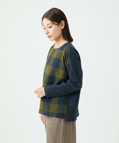 GIANNI LO GIUDICE / ジャンニ・ロ・ジュディチェ シャツ・ブラウス | [日本製]リファインガーゼブロックチェックプルオーバー | 詳細9
