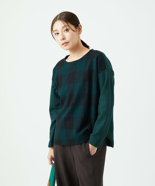 GIANNI LO GIUDICE / ジャンニ・ロ・ジュディチェ シャツ・ブラウス | [日本製]リファインガーゼブロックチェックプルオーバー | 詳細25