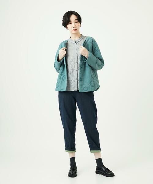 GIANNI LO GIUDICE / ジャンニ・ロ・ジュディチェ セットアップ | ドットキルトノーカラージャケット | 詳細6