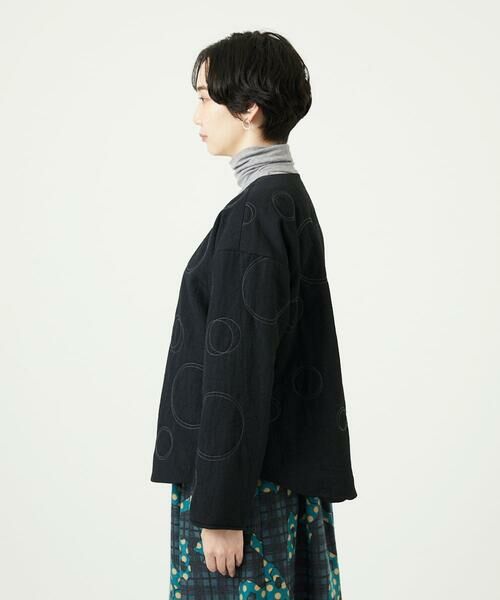 GIANNI LO GIUDICE / ジャンニ・ロ・ジュディチェ セットアップ | ドットキルトノーカラージャケット | 詳細15