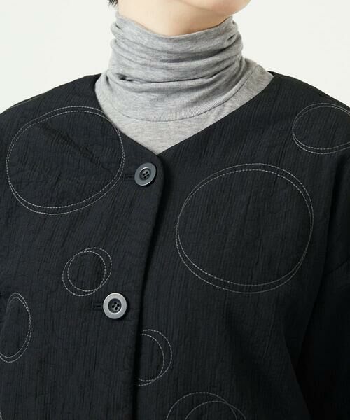 GIANNI LO GIUDICE / ジャンニ・ロ・ジュディチェ セットアップ | ドットキルトノーカラージャケット | 詳細17