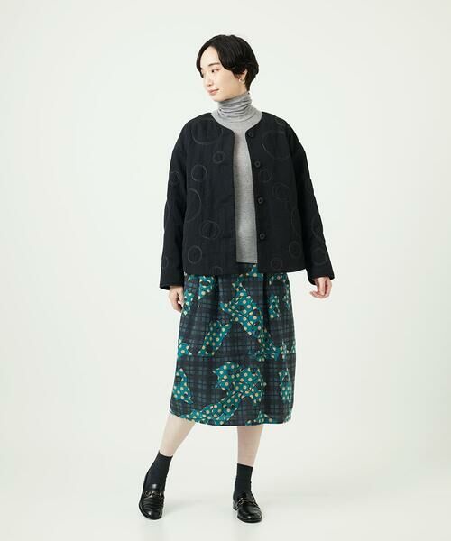 GIANNI LO GIUDICE / ジャンニ・ロ・ジュディチェ セットアップ | ドットキルトノーカラージャケット | 詳細24