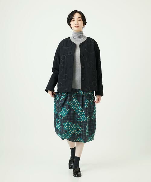 GIANNI LO GIUDICE / ジャンニ・ロ・ジュディチェ セットアップ | ドットキルトノーカラージャケット | 詳細25