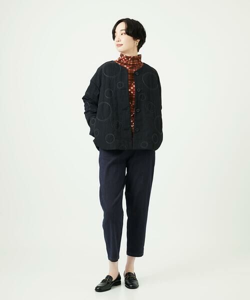 GIANNI LO GIUDICE / ジャンニ・ロ・ジュディチェ セットアップ | ドットキルトノーカラージャケット | 詳細28