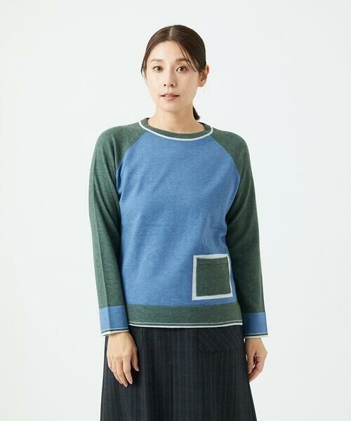 GIANNI LO GIUDICE / ジャンニ・ロ・ジュディチェ ニット・セーター | バイカラーポケットニット | 詳細16