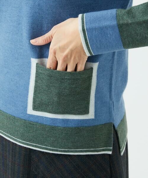 GIANNI LO GIUDICE / ジャンニ・ロ・ジュディチェ ニット・セーター | バイカラーポケットニット | 詳細22