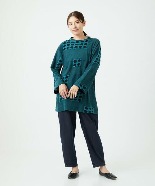 GIANNI LO GIUDICE / ジャンニ・ロ・ジュディチェ ロング・マキシ丈ワンピース | [日本製]バースト水玉チュニック | 詳細6