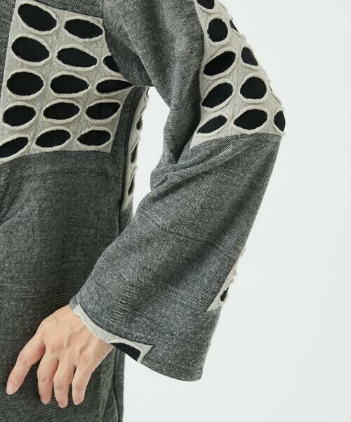 GIANNI LO GIUDICE / ジャンニ・ロ・ジュディチェ ロング・マキシ丈ワンピース | [日本製]バースト水玉チュニック | 詳細12