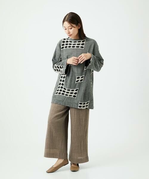 GIANNI LO GIUDICE / ジャンニ・ロ・ジュディチェ ロング・マキシ丈ワンピース | [日本製]バースト水玉チュニック | 詳細17