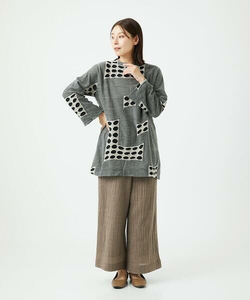 GIANNI LO GIUDICE / ジャンニ・ロ・ジュディチェ ロング・マキシ丈ワンピース | [日本製]バースト水玉チュニック | 詳細18