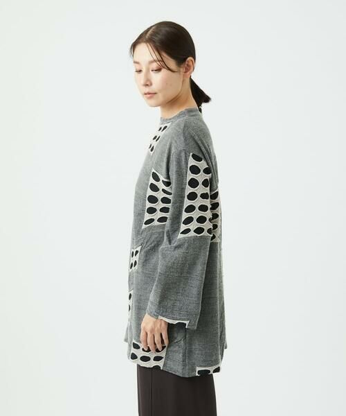 GIANNI LO GIUDICE / ジャンニ・ロ・ジュディチェ ロング・マキシ丈ワンピース | [日本製]バースト水玉チュニック | 詳細9