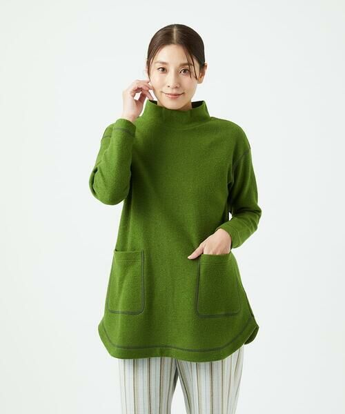 GIANNI LO GIUDICE / ジャンニ・ロ・ジュディチェ チュニック | [日本製]ウールマイクロループチュニック | 詳細2