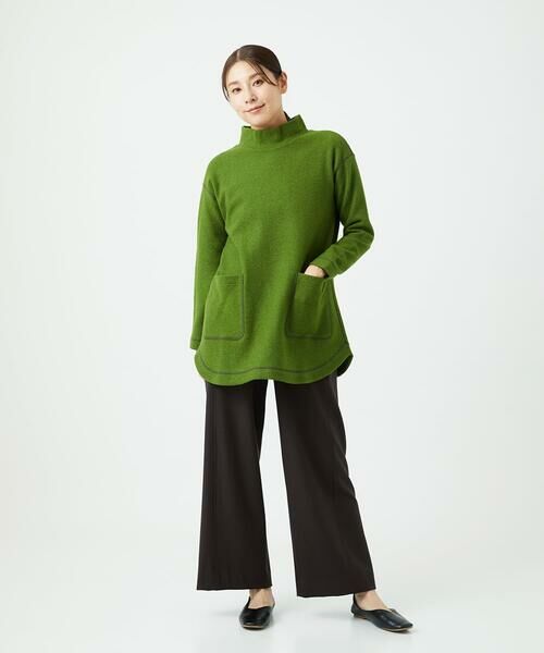 GIANNI LO GIUDICE / ジャンニ・ロ・ジュディチェ チュニック | [日本製]ウールマイクロループチュニック | 詳細7