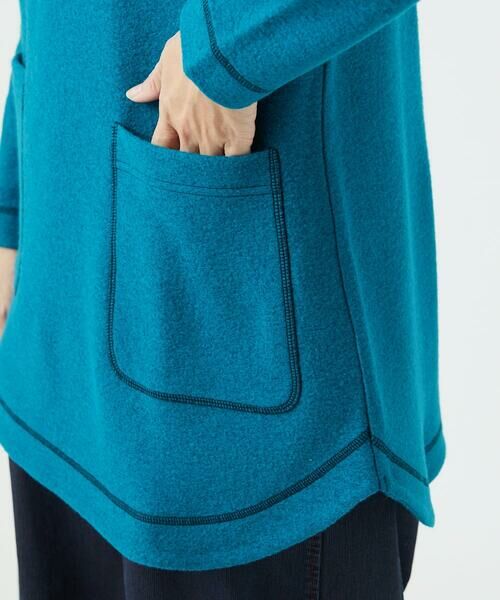 GIANNI LO GIUDICE / ジャンニ・ロ・ジュディチェ チュニック | [日本製]ウールマイクロループチュニック | 詳細14