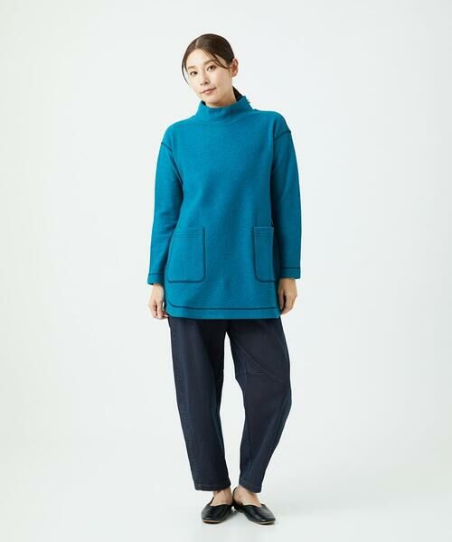 GIANNI LO GIUDICE / ジャンニ・ロ・ジュディチェ チュニック | [日本製]ウールマイクロループチュニック | 詳細16
