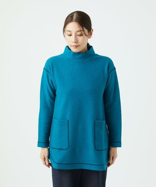 GIANNI LO GIUDICE / ジャンニ・ロ・ジュディチェ チュニック | [日本製]ウールマイクロループチュニック | 詳細9