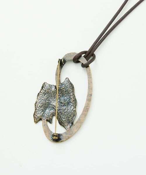 GIANNI LO GIUDICE / ジャンニ・ロ・ジュディチェ ネックレス・ペンダント・チョーカー | [日本製]リーフブローチ2WAYネックレス | 詳細4