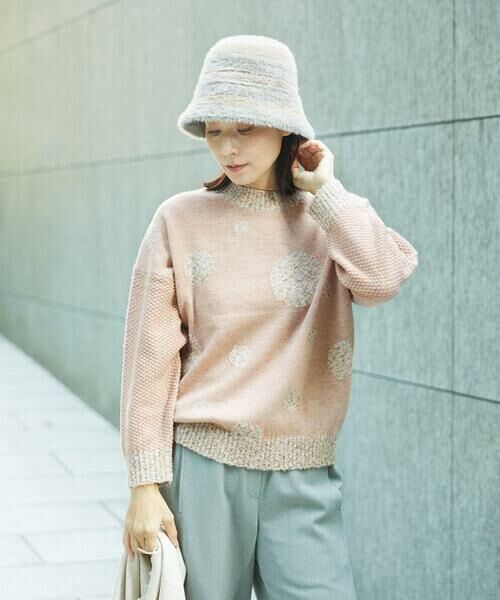 GIANNI LO GIUDICE / ジャンニ・ロ・ジュディチェ ニット・セーター | [洗える]ドットインターシャニット | 詳細1