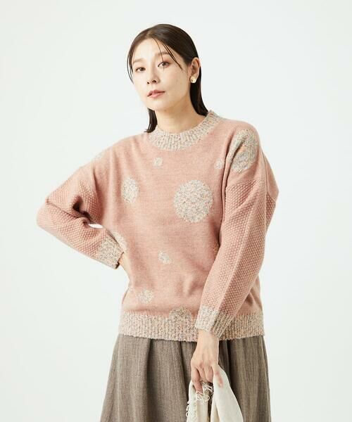 GIANNI LO GIUDICE / ジャンニ・ロ・ジュディチェ ニット・セーター | [洗える]ドットインターシャニット | 詳細2