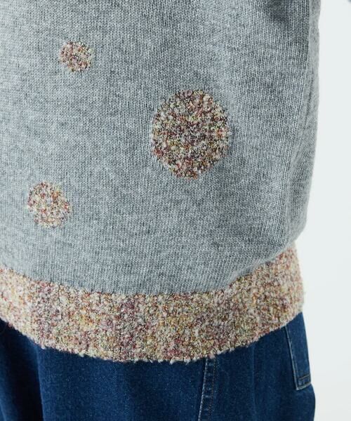 GIANNI LO GIUDICE / ジャンニ・ロ・ジュディチェ ニット・セーター | [洗える]ドットインターシャニット | 詳細13