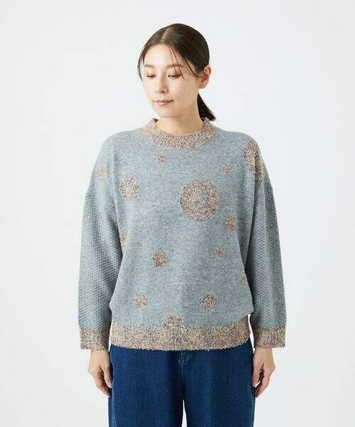 GIANNI LO GIUDICE / ジャンニ・ロ・ジュディチェ ニット・セーター | [洗える]ドットインターシャニット | 詳細8