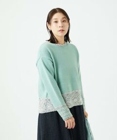 GIANNI LO GIUDICE / ジャンニ・ロ・ジュディチェ ニット・セーター | [洗える]カスリパネルボーダーニット