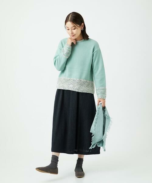 GIANNI LO GIUDICE / ジャンニ・ロ・ジュディチェ ニット・セーター | [洗える]カスリパネルボーダーニット | 詳細6