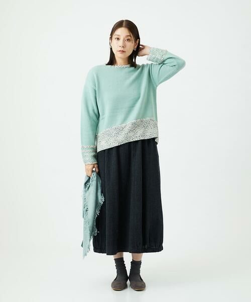 GIANNI LO GIUDICE / ジャンニ・ロ・ジュディチェ ニット・セーター | [洗える]カスリパネルボーダーニット | 詳細7