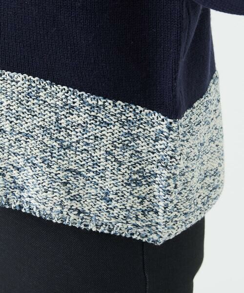 GIANNI LO GIUDICE / ジャンニ・ロ・ジュディチェ ニット・セーター | [洗える]カスリパネルボーダーニット | 詳細14