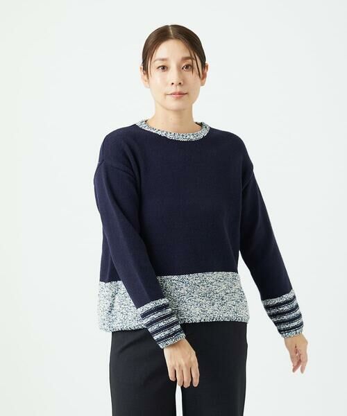 GIANNI LO GIUDICE / ジャンニ・ロ・ジュディチェ ニット・セーター | [洗える]カスリパネルボーダーニット | 詳細8